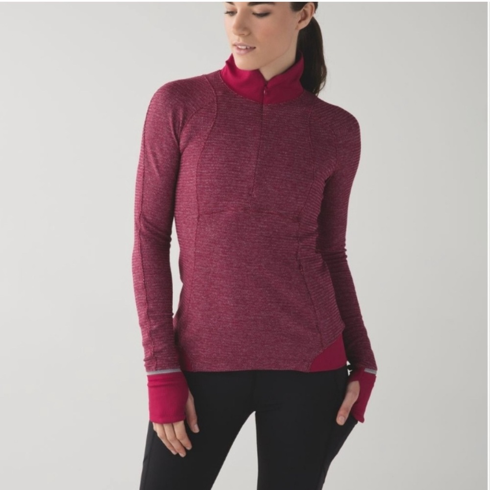 Lululemon Runderful 1/2 Zip Top size 2